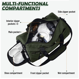Sac de sport de voyage robuste, grand, imperméable, durable et léger pour hommes, grand sac de sport de voyage - Product Image 2