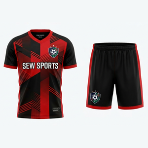 <b>Athletic</b> Casual Sublimated Soccer Uniform high quality Mesh Mens Soccer Uniform For Soccer Youth Player Friendly Matches - Product Image 1