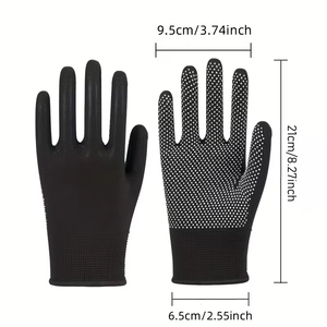 PVC Coated Dotted <b>Gloves</b> Durable Grip <b>Gloves</b> for Warehouse Handling PVC Dot Work <b>Gloves</b> Breathable <b>Knitted</b> <b>Gloves</b> - Product Image 4