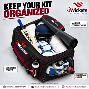 Sac de sport pour cricket pour les académies de cricket et les équipes d'entraînement junior, fabricant OEM ODM, marque privée, Sialkot, Pakistan - Product Image 5