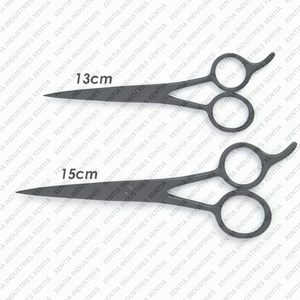 Professional <b>Barber</b> Hair Scissors <b>Set</b> 2 pcs Salon Cutting Shears Stainless Steel 13cm 15cm Scissor Surgical Instruments - Product Image 2