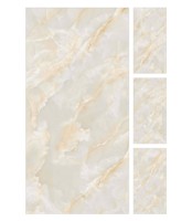 Carrelage en porcelaine polie Onyx First Choice JACOB ROSE 24x48, surface brillante, carreaux vitrifiés, appartement moderne, céramique Novac