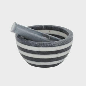 Mortero y Pilón de Mármol Natural Ecológico, Herramienta de Cocina Manual - Product Image 5