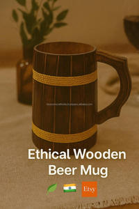 Taza de Café de Madera Premium Hecha a Mano en India, Producto de Exportación de la Mejor Calidad, Ofrecido al Precio Más Bajo, Suministro Mundial - Product Image 6