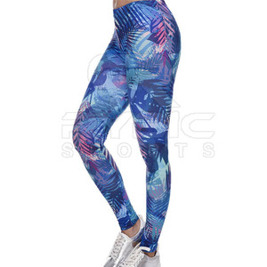 Designer Style Sublimation <b>Leggings</b> For Women High Stretch Premium Fabric Workout Yoga Fitness Sportswear Apparel - Product Image 4