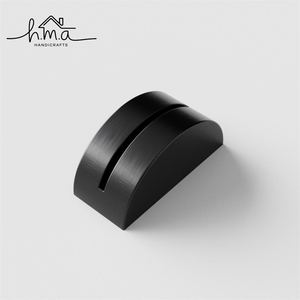 Porta Tarjetas de Visita Minimalista de Metal Dorado, Bloque Moderno para Tarjetas de Escritorio, Soporte para Tarjetas de Visita de Oficina, Organizador de Mesa - Product Image 5