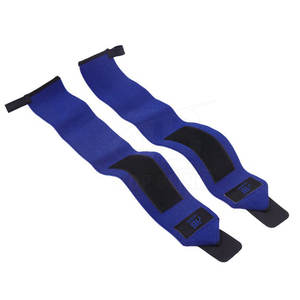 สายรัดข้อมือยกน้ำหนักนีโอพรีน ระบายอากาศได้ดี เป็นมิตรกับสิ่งแวดล้อม ปรับขนาดและโลโก้ได้ ผลิตในปากีสถาน สำหรับการฝึกซ้อม - Product Image 2