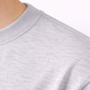 T-shirt en coton tricoté personnalisé avec logo pour homme, col rond, grande taille, pour le sport et la gym - Product Image 4