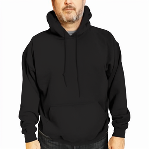 Sweat à capuche unisexe classique marron en jersey d'hiver, imprimé sur mesure, 100 % coton, avec poche, pour un confort douillet et écologique - Product Image 4