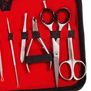 Professional <b>Nail</b> Care Kit 10 Pieces Manicure Tool <b>Set</b> Stainless Steel Grooming Pedicure Beauty Tools - Product Image 3