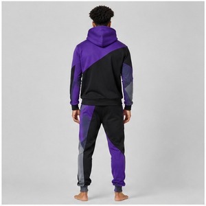 Ensemble de survêtement sportif décontracté pour homme de haute qualité, en coton 100%, avec capuche, pour l'hiver - Product Image 2