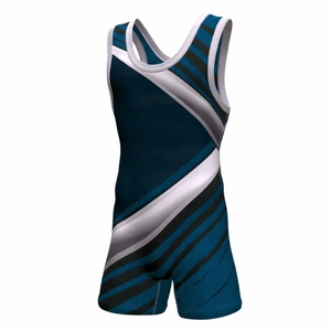 Singlet de Lucha Unisex Sublimado 2026, Económico, de Alta Calidad, Súper Suave y Elástico para Hombre, con Logotipo Personalizado en Color, No se Transparenta - Product Image 1