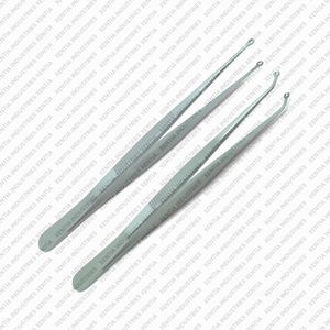 Pinces à pansements dentaires Meriam 16 cm droites et angulaires, pinces à coton College, pinces chirurgicales en acier inoxydable, instruments dentaires - Product Image 5