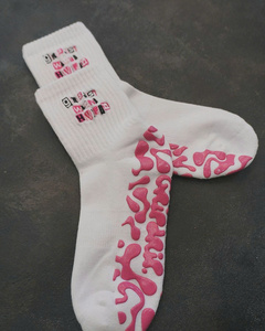 Calcetines Deportivos Heart Grip, Antideslizantes, de Algodón Elástico, Transpirables, Cómodos, para Yoga, Pilates, Fitness, Modernos, para Entrenamiento en Interiores - Product Image 6