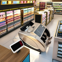 Machine à compter l'argent SM-3000V, qualité professionnelle, tri automatique, 1000 pièces/min, détecteur de faux billets multi-devises PKR/AED/USD/EUR