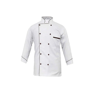 Chaqueta de Chef Profesional Roja de Doble Botonadura, 100% Algodón Tejido, Unisex, Manga Larga, Logotipo Personalizado, Uniforme de Cocina de Restaurante - Product Image 5