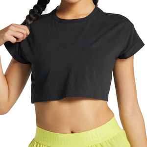 Camiseta Deportiva de Algodón de Secado Rápido para Mujer, Ecológica, Corte Ajustado, Personalizable, Opciones de Venta al Por Mayor OEM - Product Image 5
