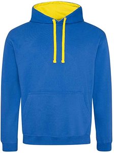 Sweat-shirt à capuche pour homme, couleur bordeaux, logo sur le devant, 100% coton molletonné, coupe classique, pull décontracté avec poche, vêtement d'hiver - Product Image 2