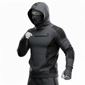 Ropa Deportiva Ligera, Transpirable y Cómoda, Sudadera con Capucha Ideal para Entrenamiento de MMA, Boxeo, Gimnasio, Ejercicio y Actividades - Product Image 2