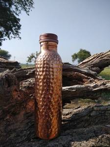 Premium Plain <b>Copper</b> <b>Drinking</b> <b>Bottle</b> - Product Image 4