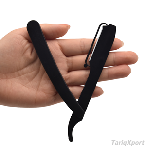 Top Quality Professional Barber Razor Straight <b>Edge</b> Foldable Plastic Straight Disposable Safety Barber Shaving Razors - Product Image 5