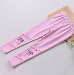 Leggings Vintage para Niñas, Pantalones Finos Ecológicos 100% Algodón para Bebés y Niños Pequeños - Product Image 5