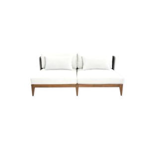 Canapé de restaurant Meubles de restaurant Ensembles de meubles indonésiens, vieux meubles en bois de teck à des prix optimaux avec des tissus fins - Product Image 6