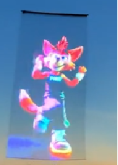 Écran en maille LED P20 Sky <span class=keywords><strong>Film</strong></span> IP68 étanche en extérieur, affichage publicitaire coloré volant pour écran vidéo mural Sky - Product Image 3