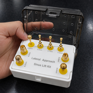 Kit de Elevación de Seno Maxilar de 4 Piezas para Implantes Dentales, Instrumentos Quirúrgicos de Acero Inoxidable, Abordaje Lateral, OEM - Product Image 5