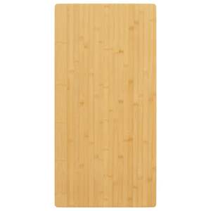 Table à manger en bambou élégante avec finition vernie standard, plateau de table en bambou verni élégant - Product Image 1