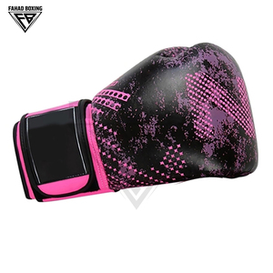 Guantes de Boxeo de Cuero Personalizados con Combinación de Colores, Transpirables, de Alta Calidad, para Competencia, del Mejor Proveedor - Product Image 5