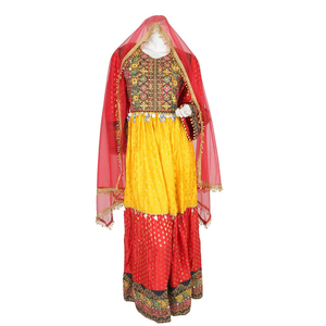 Vestido Largo de Chifón Kuchi Afgano para Mujer, Hecho a Mano, Estilo Boho Tradicional, Atuendo Cultural, Tela de Alta Calidad - Product Image 3