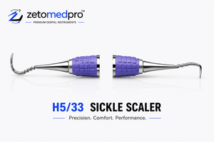 Zetomed Pro H5ทำฟันสแตนเลสสตีลขูดหินปูน33เคียวระดับพรีเมี่ยม - Product Image 4