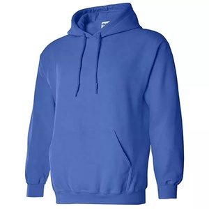 Sweat-shirt à capuche pour homme, bleu royal, en molleton, décontracté, pour l'hiver, avec poche sur le devant, surdimensionné, tricoté, 100% coton, camouflage - Product Image 1