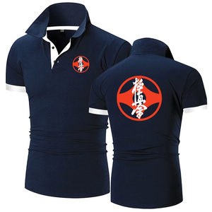 Camisa Unisex ACE de Estilo Hawaiano, de Algodón Blanco, Manga Corta, con Logotipo Circular Rojo, Transpirable, Corte Regular, Cuello Clásico - Product Image 2