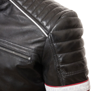 Al Nolan Enterprises <b>Men's</b> PU Leather Hooded <b>Jacket</b> Streetwear Style <b>Waterproof</b> Breathable Quick Dry Eco-Friendly Anti-Bacterial - Product Image 4