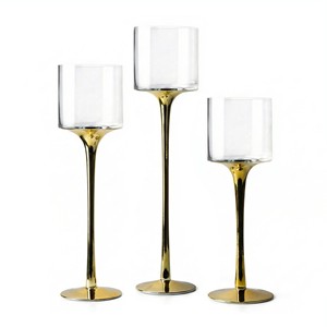 Handcrafted Teak Wood Hurricane <b>Floating</b> Square Nest <b>Candle</b> Holder with Brass Mesh Wholesale - Product Image 2