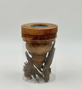 Brûleur d'encens aromatique religieux en bois de santal fait main avec un design rétro pour la décoration de la maison - Product Image 2