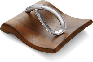 Metal napkin rack decorative <b>table</b> accessory napkin holder modern home decor napkin holder stylish napkin holder floral - Product Image 3