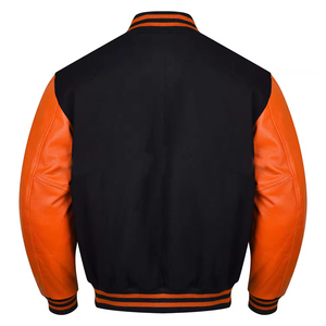 Top Winter <b>Jacket</b> Bull Chicago Baseball Sports Wears Varsity <b>Jacket</b> Letterman Wool Body <b>Leather</b> Sleeve <b>Jacket</b> For <b>Men</b> - Product Image 1