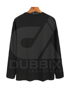 T-shirt imprimé autocollant pour homme 100% coton Autocollant personnalisable Design Color Logo Ringer T-Shirt - Product Image 2