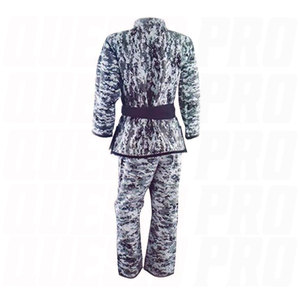 Uniforme de Artes Marciales con Patrón de Camuflaje, Lona Resistente, Traje de Karate para Entrenamiento, Costuras Reforzadas, Profesional para Dojo - Product Image 4