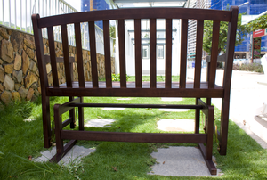Banc coulissant moderne EUC de la marque TRIO, fait main, pour l'extérieur, le jardin, la villa, le centre commercial, la terrasse, la salle à manger, l'hôtel, le salon – Meilleure vente - Product Image 4