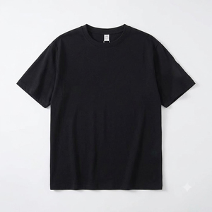 Camiseta estampada para hombre, informal, de manga corta, 100 % algodón, con logotipo personalizado, cuello redondo, camiseta de moda al por mayor - Product Image 2