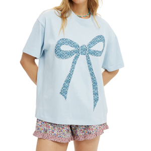 T-shirt en jersey avec logo pour femme, manches courtes, qualité supérieure, 100 % coton, respirant, unisexe, uni - Product Image 1