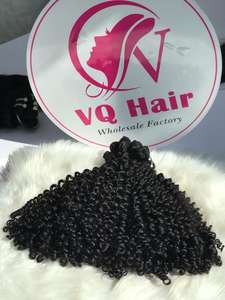 Extensiones de cabello Remy vietnamita de la mejor calidad 100%, máquina de rizos profundos, paquetes de cabello humano de trama - Product Image 3