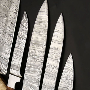 Elegant Damascus Steel Kitchen <b>Knife</b> <b>Set</b> Modern Premium Design Professional Cooking <b>Knives</b> Durable Construction Kitchen Tool <b>Set</b> - Product Image 3