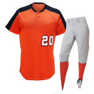 Uniforme de baseball sur mesure de qualité supérieure, nouveau style, couleur unie, confortable et respirant, à vendre - Product Image 4