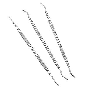 Lime à ongles professionnelle mini double face en acier inoxydable durable, outil de retrait des ongles incarnés pour le nettoyage et l'entretien des ongles. - Product Image 1