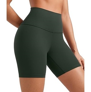 Pantalones Cortos de Ciclismo para Mujer al por Mayor con MOQ Bajo, OEM, Transpirables, con Control de Abdomen, Levantamiento de Glúteos, Compresión, para Yoga - Product Image 1